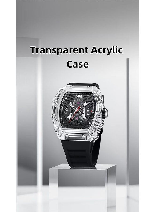 لي ساعة كوارتز فولاذية مقاومة للماء - Image 4