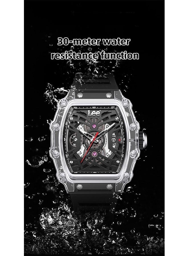 لي ساعة كوارتز فولاذية مقاومة للماء - Image 3