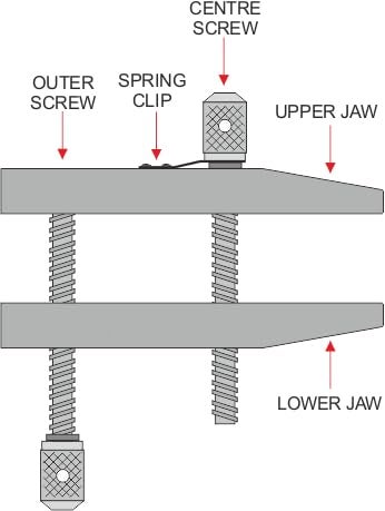 SAMENX Tools Parallel Toolmakers Clamps 1 Pair 3 In 75mm - Image 3