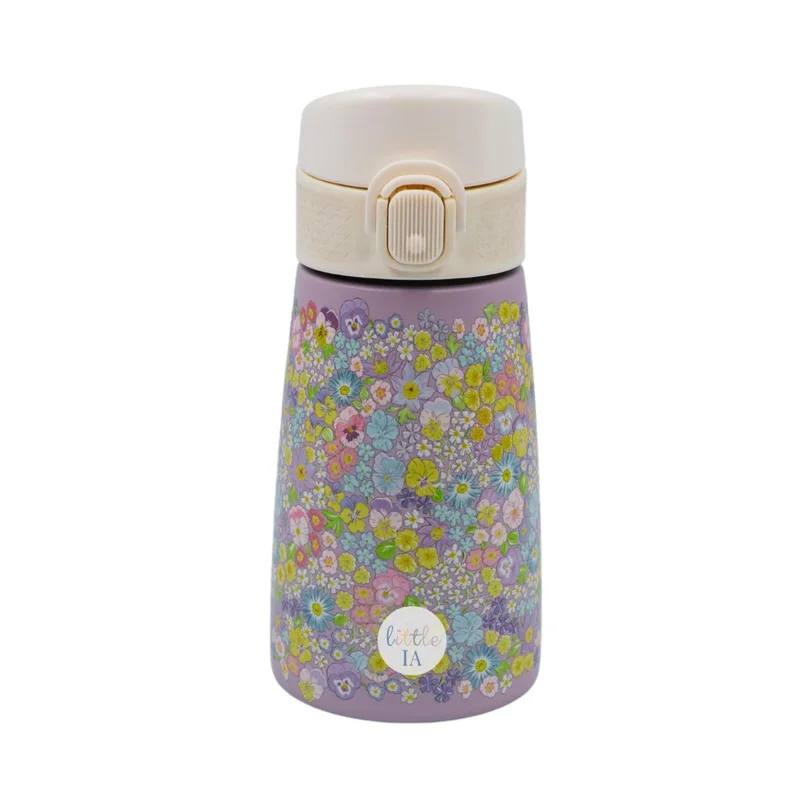 ليتل اي ايه Floral Stainless Steel Water Bottle