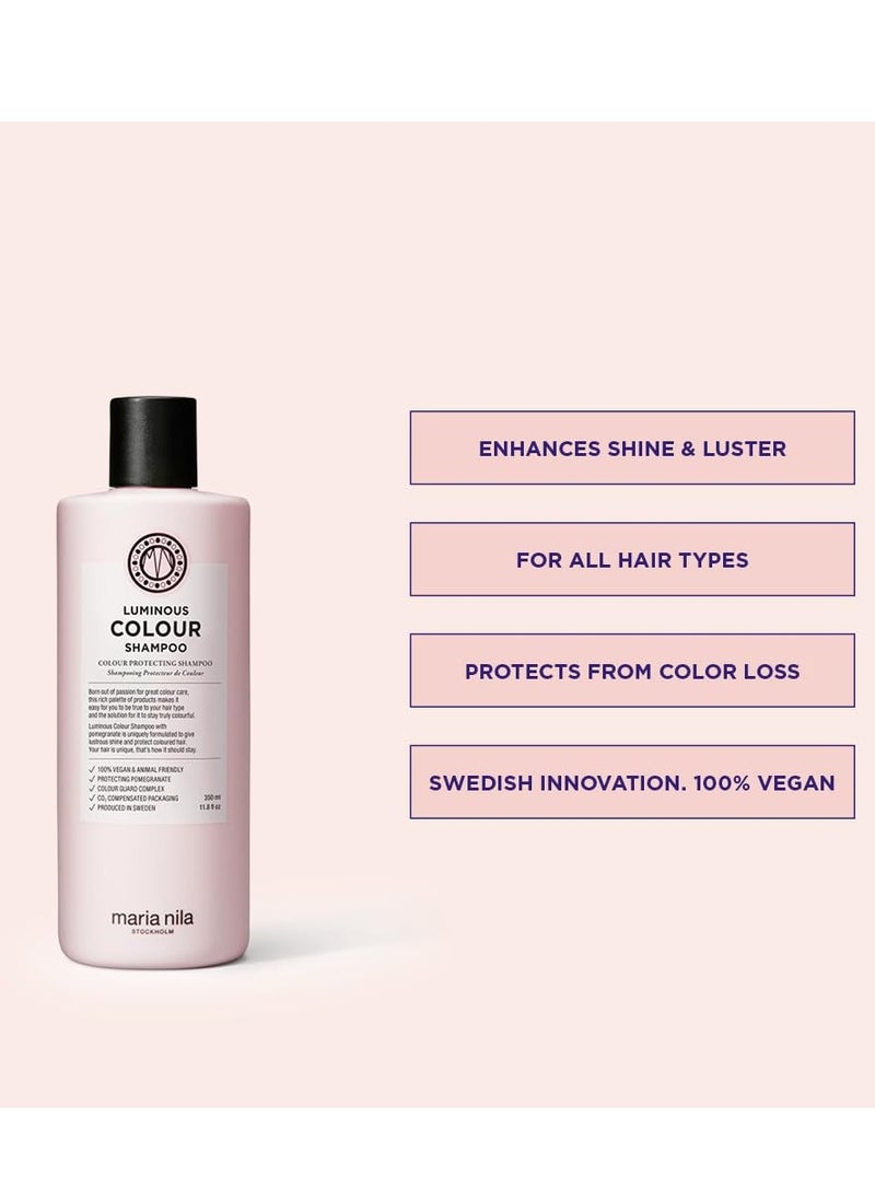 Maria Nila Maria Nila Luminous Colour, Reduces Colour Loss from Washing, Pomegranate Counteracts Dehydration, 100% Vegan & Sulfate/Paraben free  - Image 2