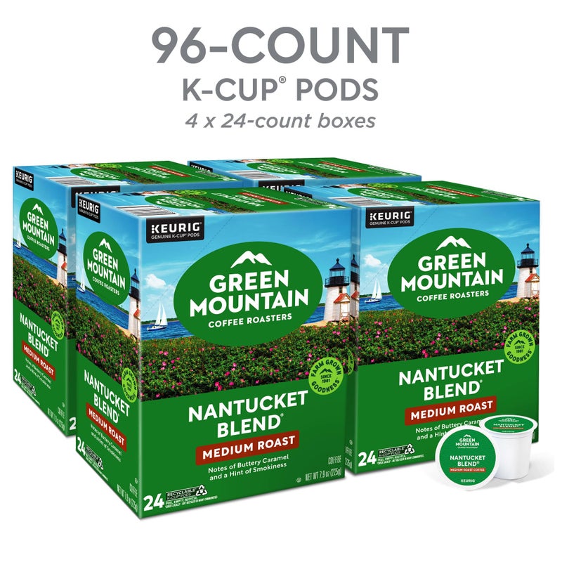 Green Mountain Coffee Roasters Nantucket Blend Keurig Single-Serve K-Cup Pods, Medium Roast Coffee, 96 Count - Image 3