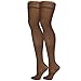 Truform Sheer Compression Stockings 3040 mmHg Womens Thigh High Length 30 Denier Taupe Medium - Image 4
