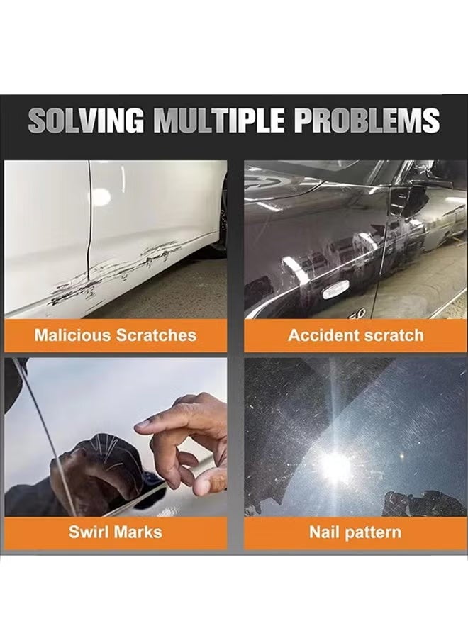 NJ SPORIT Wax Scratch，Car Scratch Repair Scratch Remover Wax Renew Removes Fine Surface Scratches Swirls Paint Transfer for Vehicles Including Cars Trucks Motorcycles 120g - Image 3
