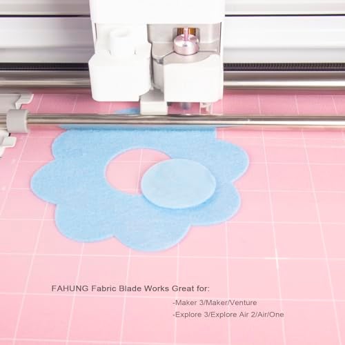 FAHUNG Bonded-Fabric Blade for Maker 3/Maker/Explore 3/Venture/Explore Air 2/Air/One, FAHUNG Fabric Blade and Housing for Cutting Heavy Fabrics Like Denim, Polyester, Silk, and More Bonded Fabrics - Image 2