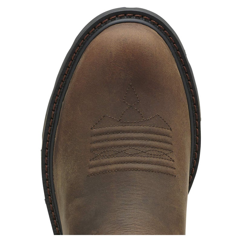 Ariat BMVY9 Mens Groundbreaker Work Boot Brown 10.5 Wide - Image 4