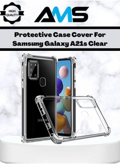 AMS Protective Case Cover For Samsung Galaxy A21s Clear 