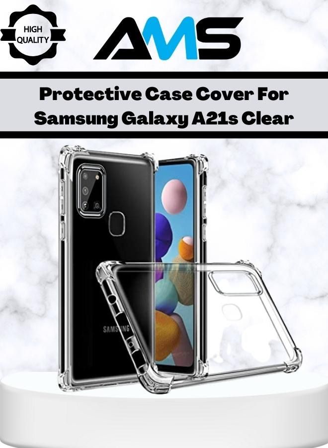 AMS Protective Case Cover For Samsung Galaxy A21s Clear