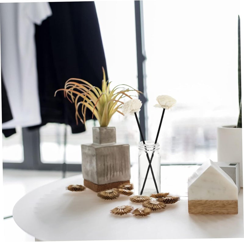 Cabilock 2Pcs Aroma Rattan Sticks with Chrysanthemum Flowers Essential Oil Diffuser Rods for Home Fragrance Release Suitable for Living and Bedroom Aromatherapy - Image 4