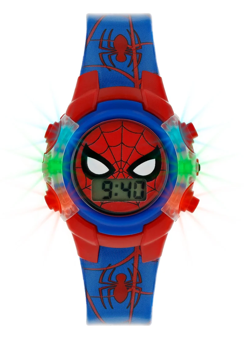 Disney Disney Marvel Spiderman Printed Silicone Strap Boys Watch -SPD4504