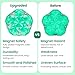DYRDM Magnetic Fidget Sphere 12 PCS 200 Combinations with Magnet Blocks Magnetic Fidget Toys Sensory Balls Desk Toys for Adults Teens 14 Stress Relief Gift Stocking Stuffers Green - Image 4