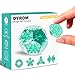 DYRDM Magnetic Fidget Sphere 12 PCS 200 Combinations with Magnet Blocks Magnetic Fidget Toys Sensory Balls Desk Toys for Adults Teens 14 Stress Relief Gift Stocking Stuffers Green - Image 2