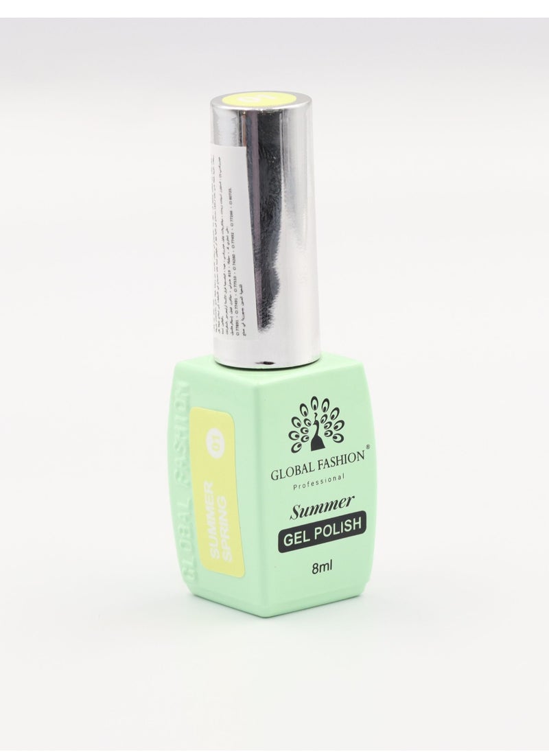 GLOBAL FASHION Gel Polish Summer/Spring 8ml, 26  - Image 5