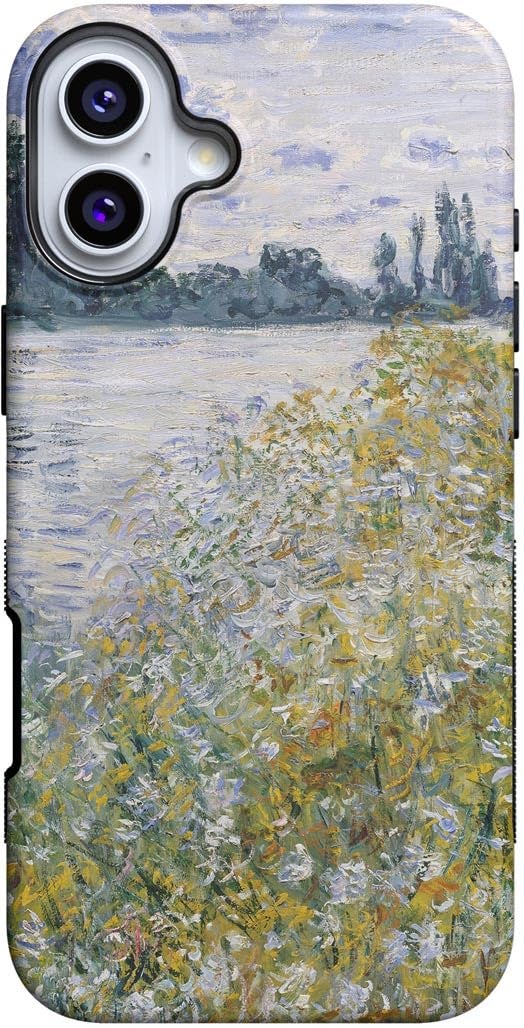 Casely iPhone 16 Plus Case Monets Summer Landscape The Met Museum Bold Protective Design Compatible with MagSafe - Image 2