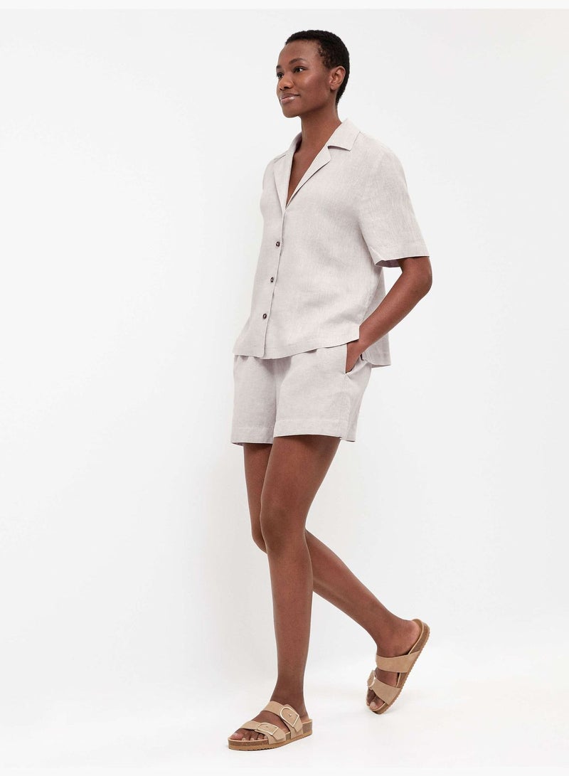 oysho 100% linen shirt - Image 3