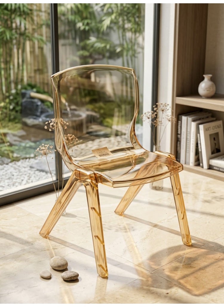 Kids Transparent Acrylic Chair – Multi Color - Image 2