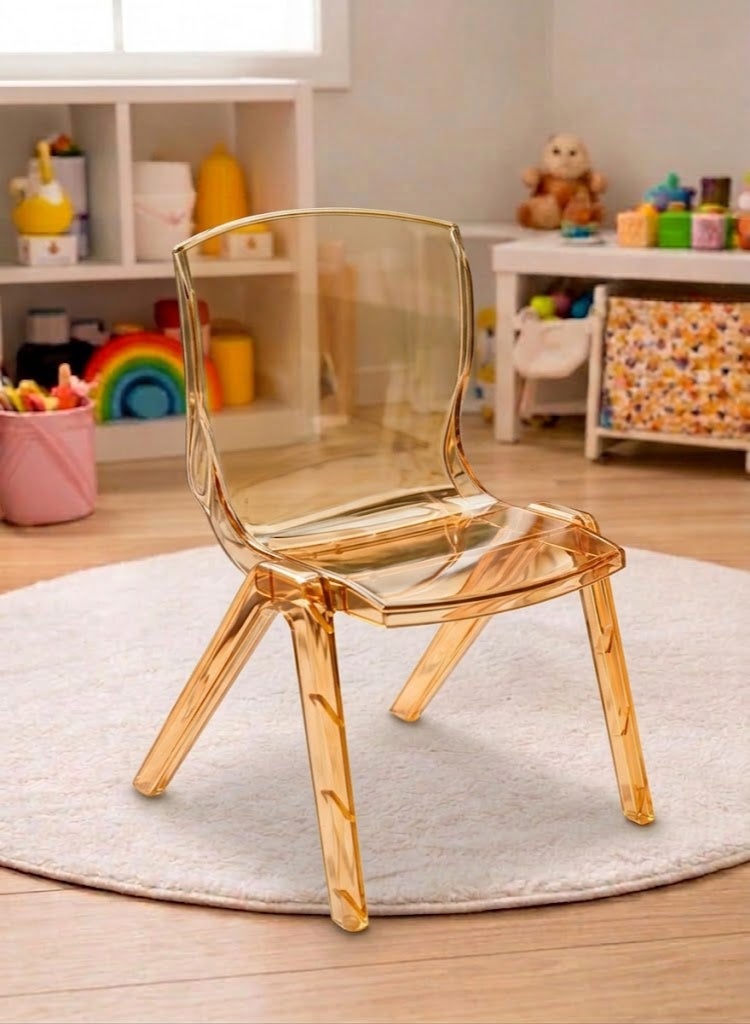 Kids Transparent Acrylic Chair – Multi Color - Image 3