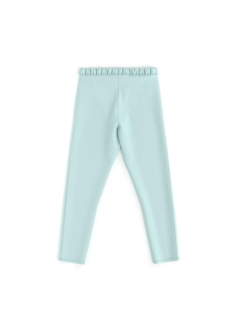 Nautinati's Girls' Cotton Pack of 2 Solid and All-over Cherry Print Leggings - Image 4