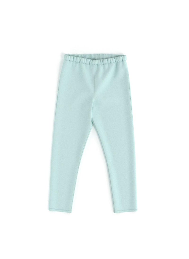 Nautinati's Girls' Cotton Pack of 2 Solid and All-over Cherry Print Leggings - Image 2