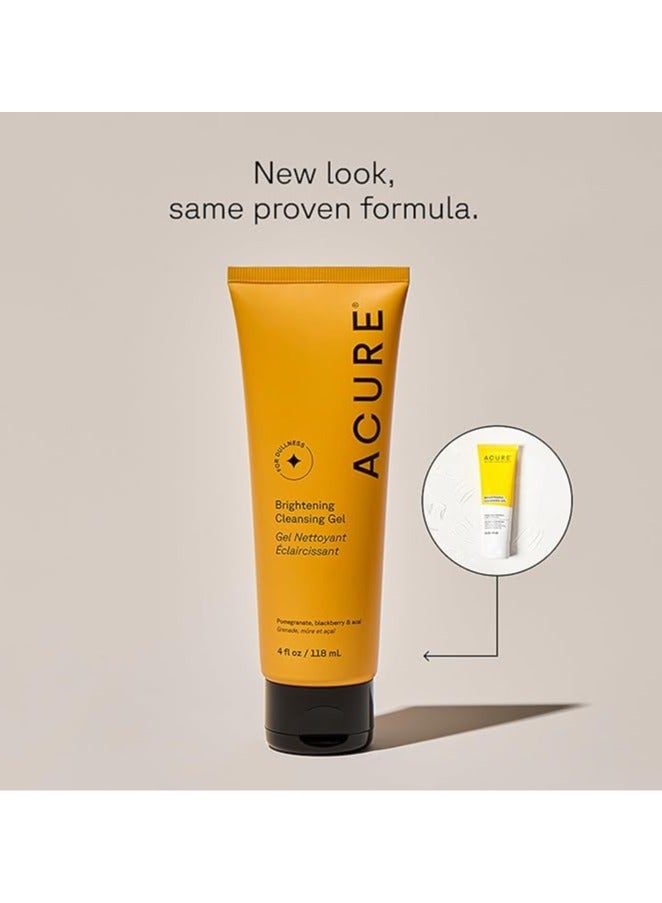 أكيور جل التنظيف والتفتيح ACURE، الرمان والتوت الأسود والتوت الآساي، 4 أونصة سائلة (118 مل) - Image 3