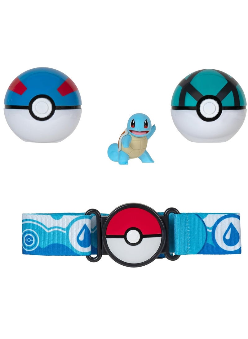 Pokemon Pokemon Clip 'N Go Squirtle Poke Ball Belt Set - Image 2