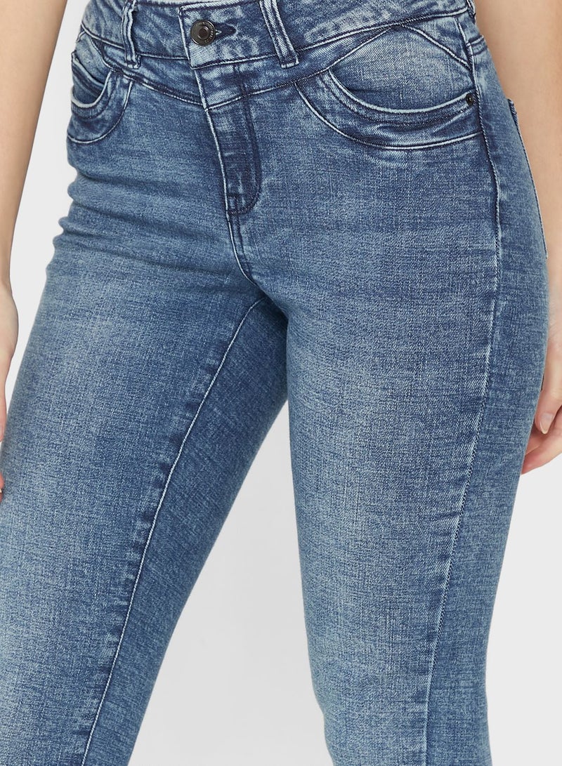 VERO MODA Faded Skinny Jeans  - Image 3