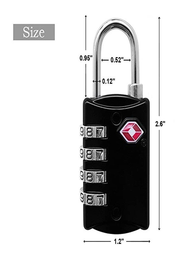 Bigbro 4 Digit Luggage Lock Best for International Travelling Approved by Avaiable in (Color May Vary) - Image 5