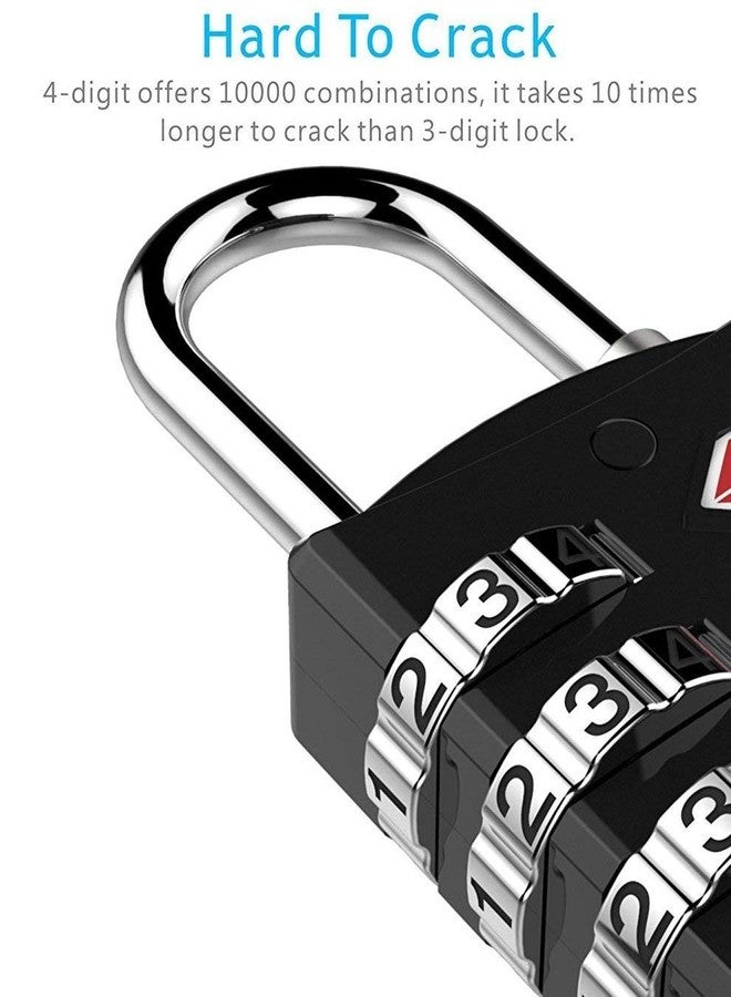 Bigbro 4 Digit Luggage Lock Best for International Travelling Approved by Avaiable in (Color May Vary) - Image 2