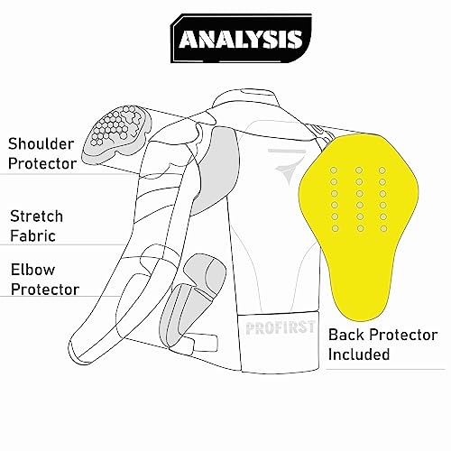 PROFIRST Motorcycle Jacket Men's Riding Textile Racing Motorbike Biker CE Armored Waterproof Jackets (as1, alpha, l, regular, regular, Green) - Image 3