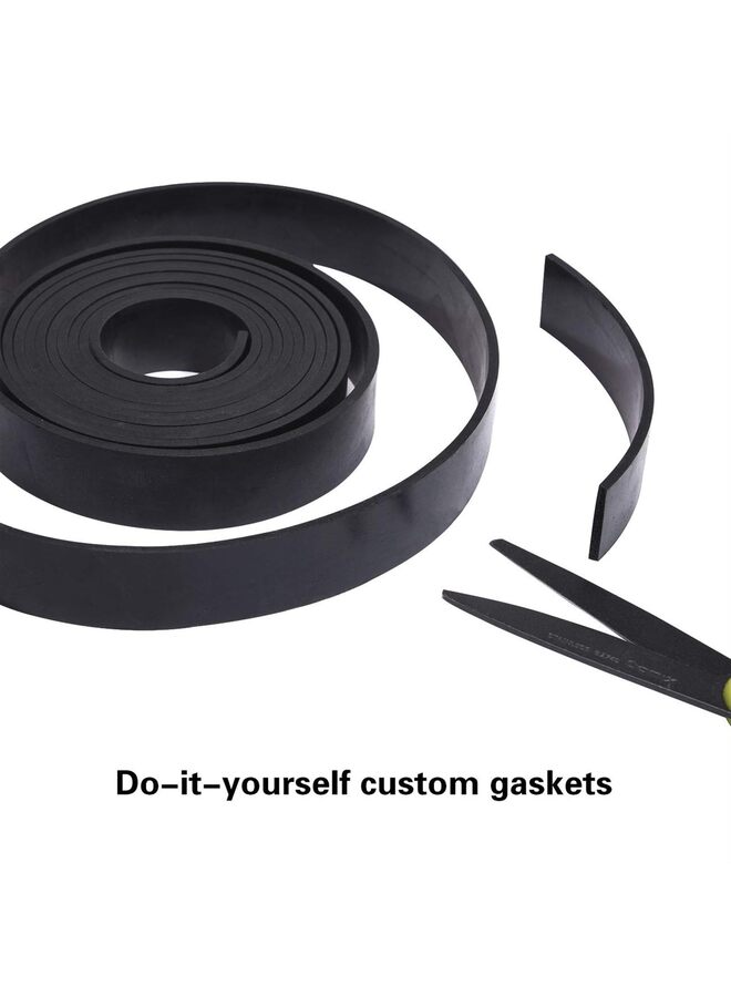 3M Neoprene Material Rubber Sheet Roll 1/8 (.125) inch X 10 Feet, DIY Gaskets for Sealing,Protection, Abrasion, Supports, Leveling, Bumpers (Size : 2INCH) - Image 4