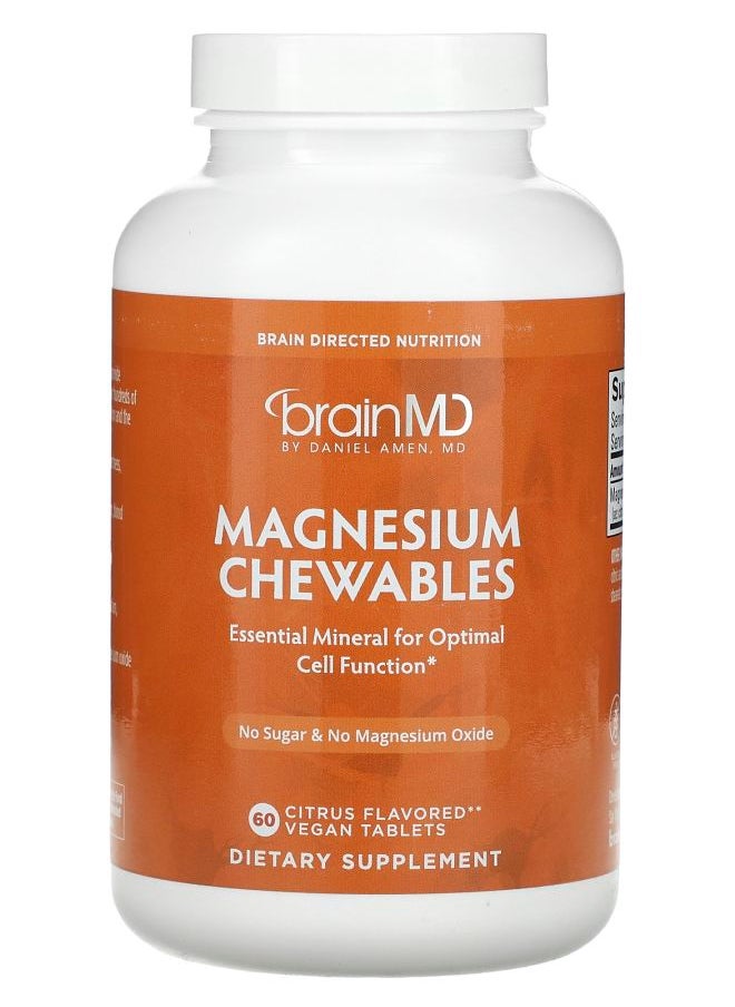 Magnesium Chewables Citrus 60 Vegan Tablets - pzsku/ZA41E2018DD24D42C1586Z/45/_/1730767326/19836f0d-4ddd-4b8b-b982-eae7714da042