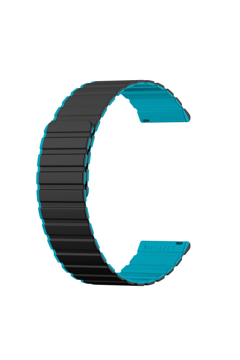 Kieslect 22MM Black+Blue Magnetic Strap - Image 2