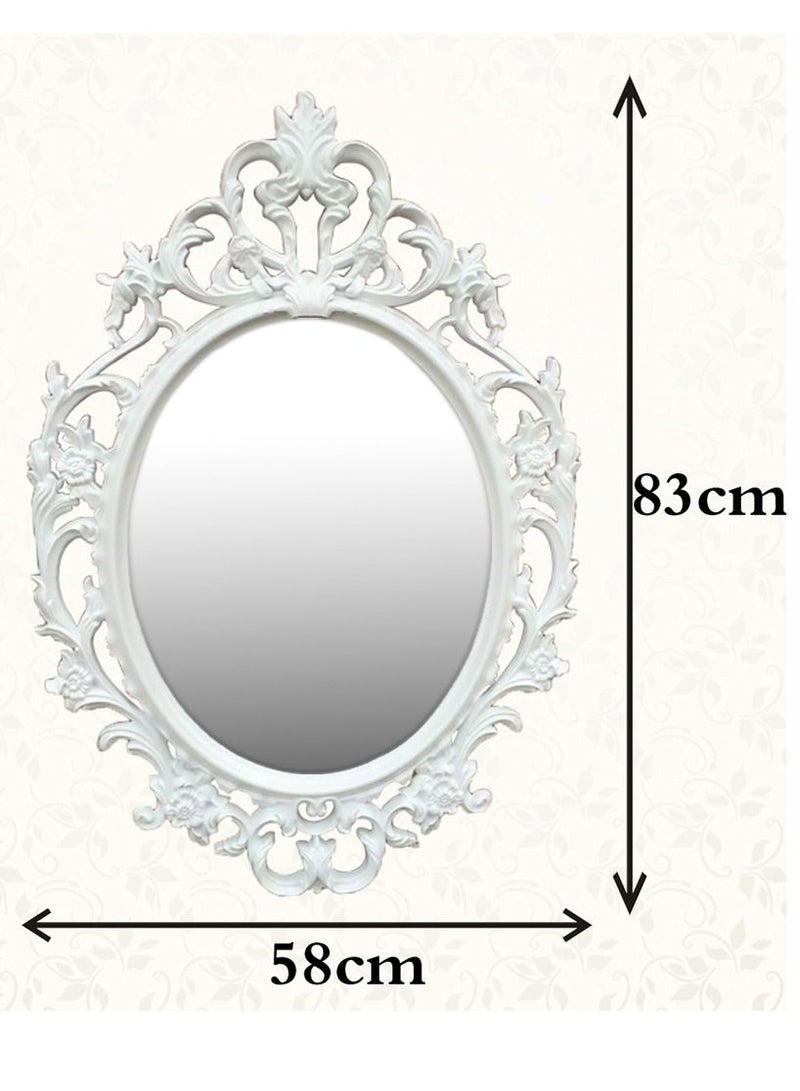 FFD Wall Hanging Mirror Makeup Mirror Dressing Living Room Kitchen Bedroom Or Hallway French Country Decor For Table Top Or Wall Hanging Display - Image 4
