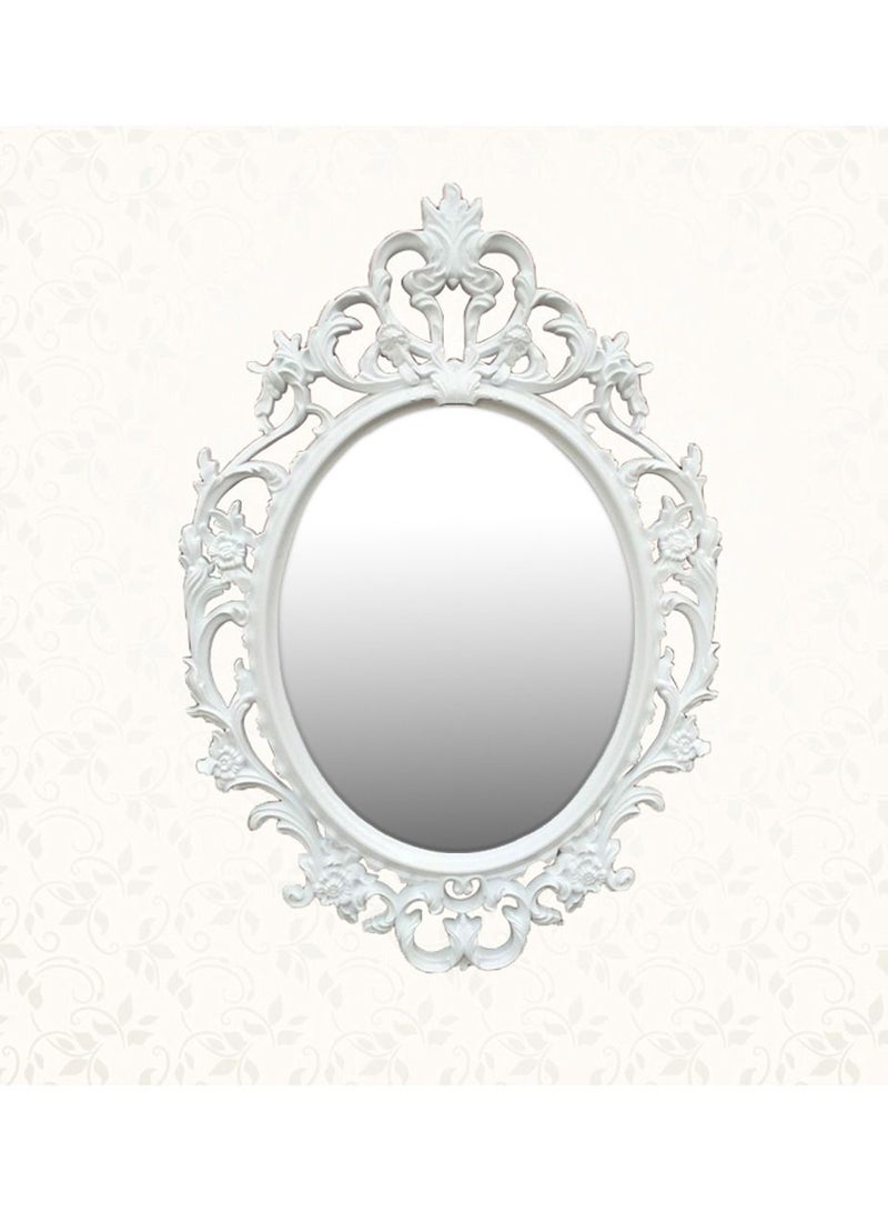 FFD Wall Hanging Mirror Makeup Mirror Dressing Living Room Kitchen Bedroom Or Hallway French Country Decor For Table Top Or Wall Hanging Display - Image 1