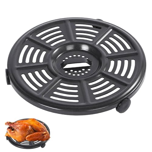 GWY Air fryer Accessories for Ninja Air Fryer 4 QT AF101 55 Quart AF161 Max XL AF150 XL 82 Round Food Grade Air Fryer Grill Pan Plate Crisper Plate Replacement Parts Tray RackDishwasher Safe