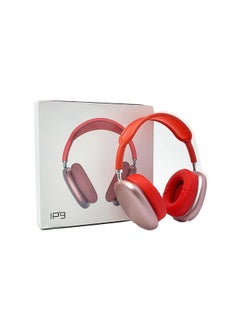 P9 Bluetooth Wireless Headset Over-Ear Headphone Red