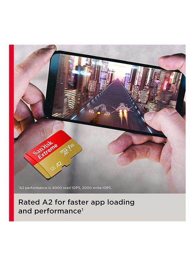 sandisk Extreme microSDXC And SD Adapter,160 Mb/s A2 C10 V30 UHS-I U4 - Image 5