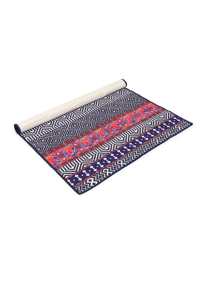 Status Contract 3D Printed Vintage Floral Design Carpet Rug for Office, Bedroom, Hall Room, and Home with Anti Slip Floor Mat, Polyester, Multicolor, 121 X 182 Cm  - Image 4