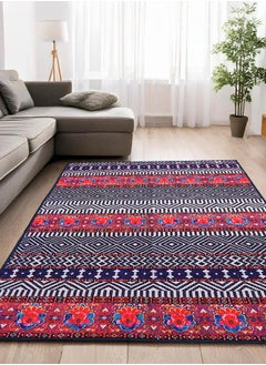 Status Contract 3D Printed Vintage Floral Design Carpet Rug for Office, Bedroom, Hall Room, and Home with Anti Slip Floor Mat, Polyester, Multicolor, 121 X 182 Cm  - Image 1