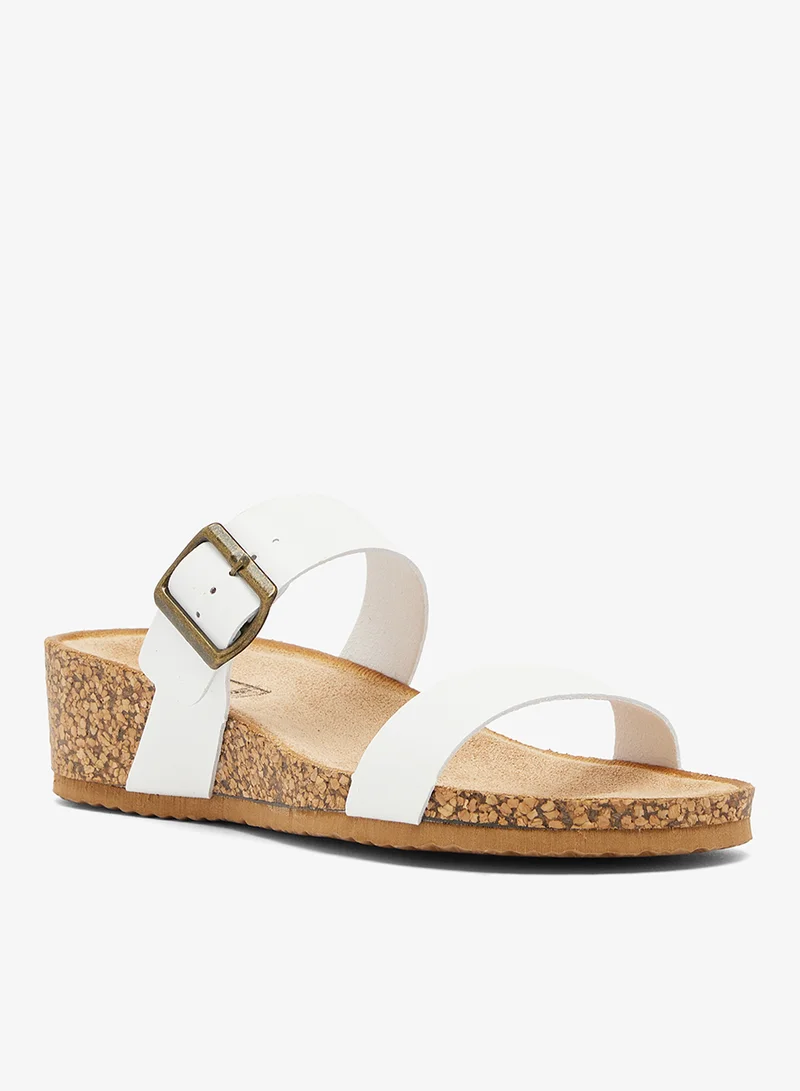 DOWN TO EARTH Mid Wedged Casual Sandal