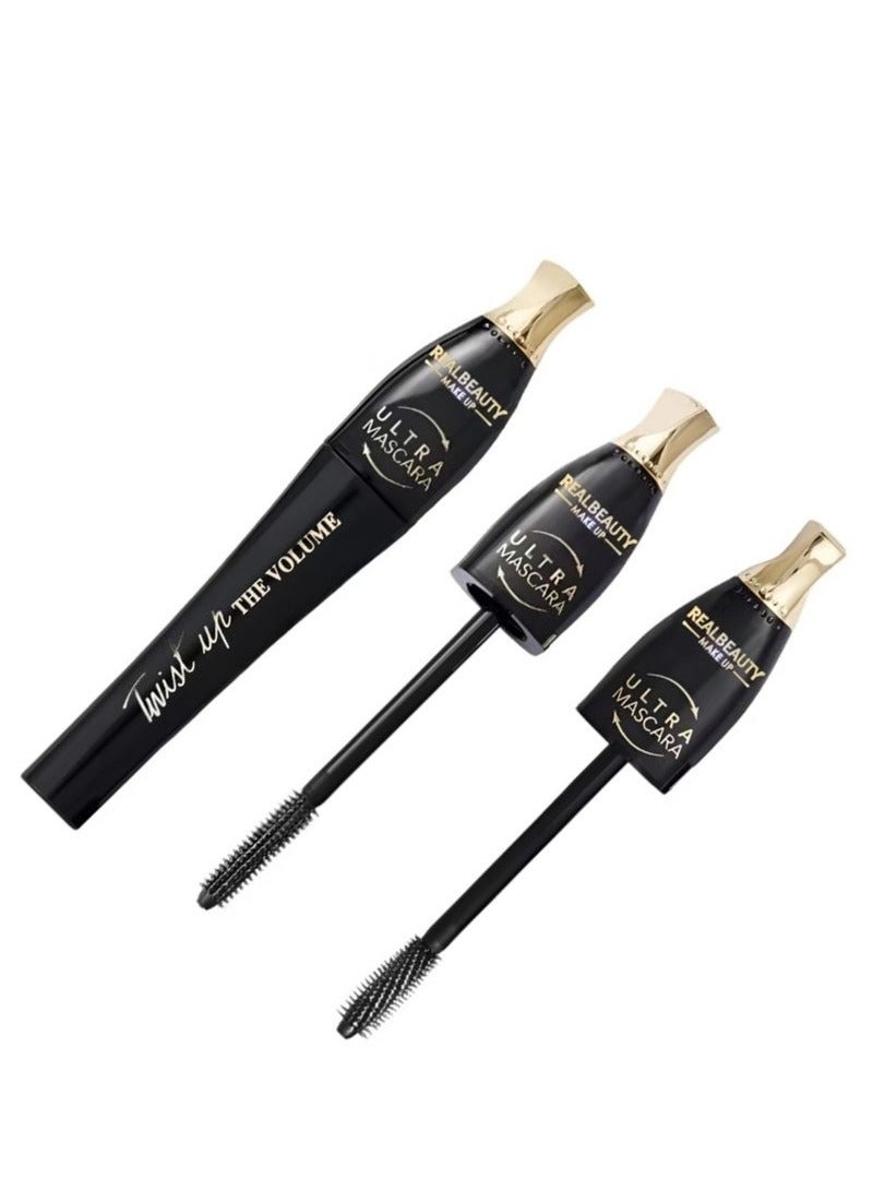 ريال بيوتي مسكرة اكثر سواد مكثفة ومطول للرموش لون أسود - Image 1