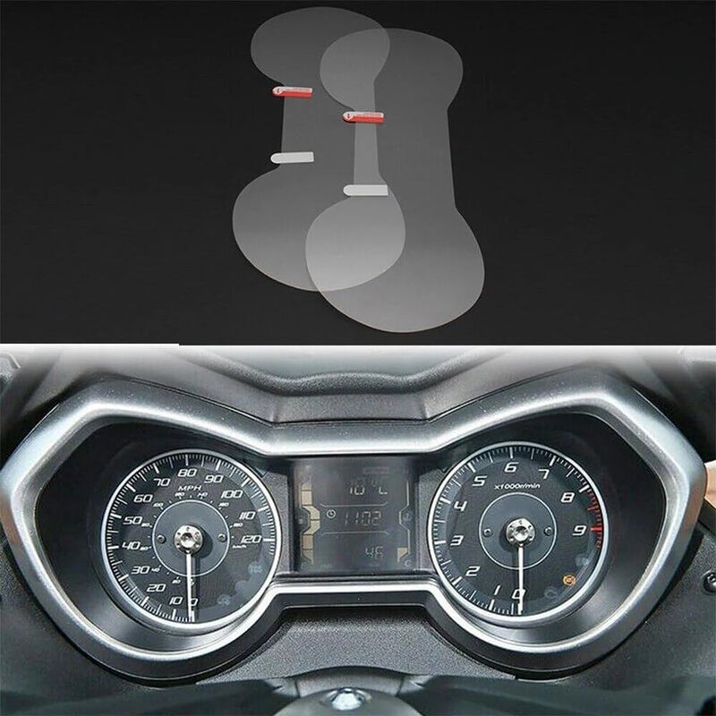 QASULER Motorcycle Instrument Cluster Scratch Protection Film - Image 3