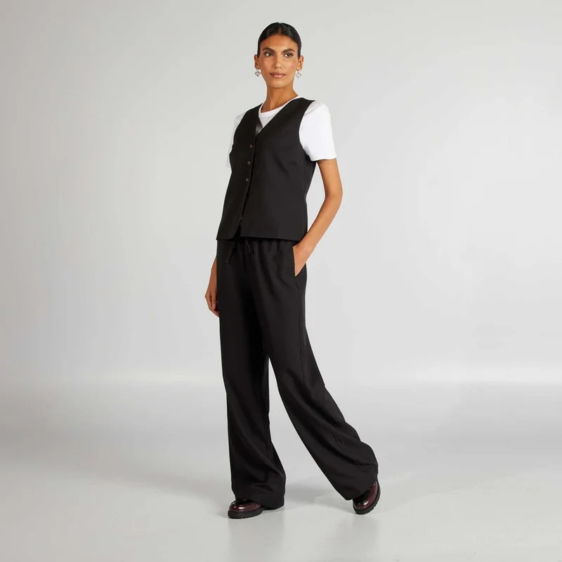 Kiabi Suit Waistcoat Black