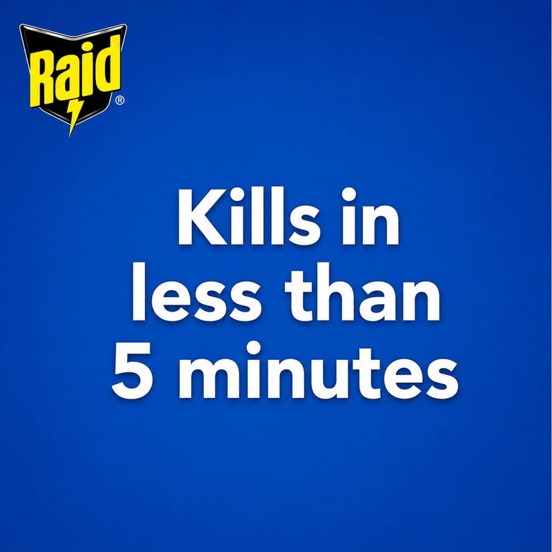 RAID Mosquitoes And Flies Killer,  Instant Action And Long-Lasting Protection Up To 12 Hours, 300 ml - Image 3