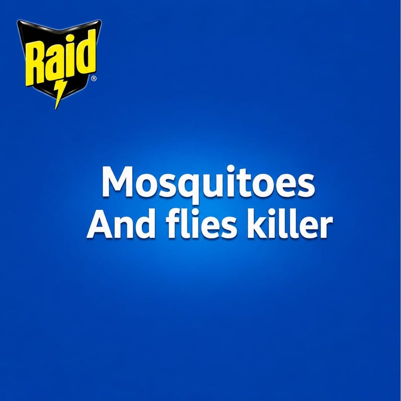 RAID Mosquitoes And Flies Killer,  Instant Action And Long-Lasting Protection Up To 12 Hours, 300 ml - Image 4