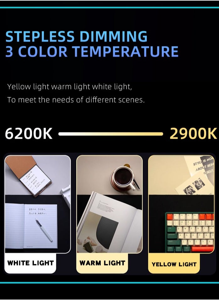 Generic - Monitor Screen LED Light Eye Protection PC Monitor LED Bar Space Saving Desk Lamp with Auto Dimming for Home/Office/Study/Game (Curved Screen) - Image 1