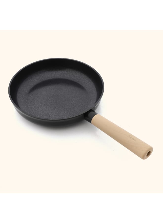 Alma Ceramic Frying Pan - 24cm - Black - Non Toxic , PTFE & PFOA FREE - Image 1