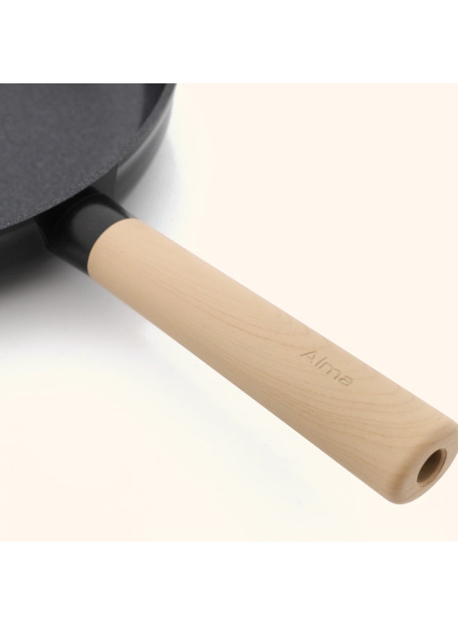 Alma Ceramic Frying Pan - 24cm - Black - Non Toxic , PTFE & PFOA FREE - Image 4