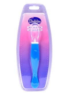 Bubbles Bubbles Silicone Spoon for Kids-Blue  - Image 1