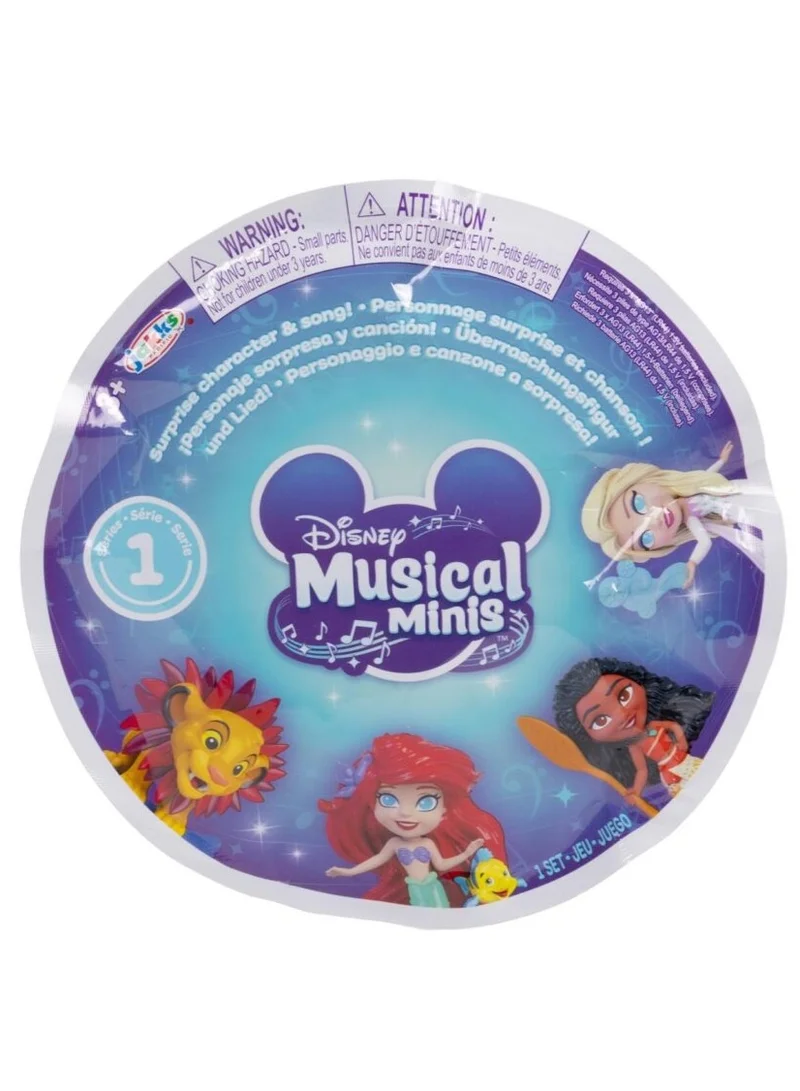 Disney Disney Musical Mini Figure Battery Operated, Assorted 1 Piece (Character & Color May Vary) | Mystery Figure | Surprise Figure | Display Figure | Disney Princess | Disney Character with Music | Perfect Gift for Kids and Collectors